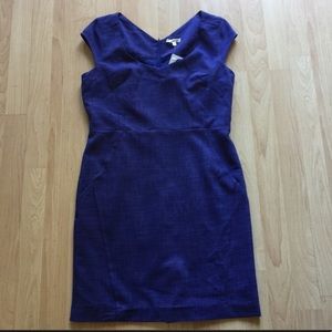 💥SALE-Anthropologie blue cap sleeve shift dress